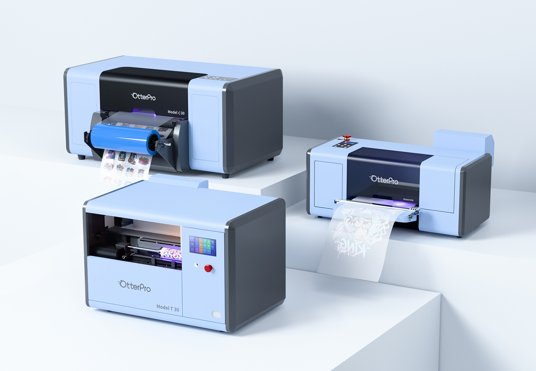 OtterPro UV printer and DTF printer solutions for custom printing