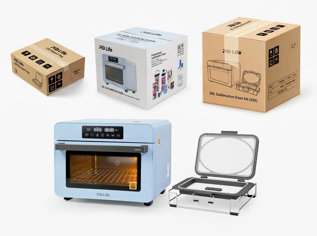 Sublimation machine packaging for safe equipment delivery