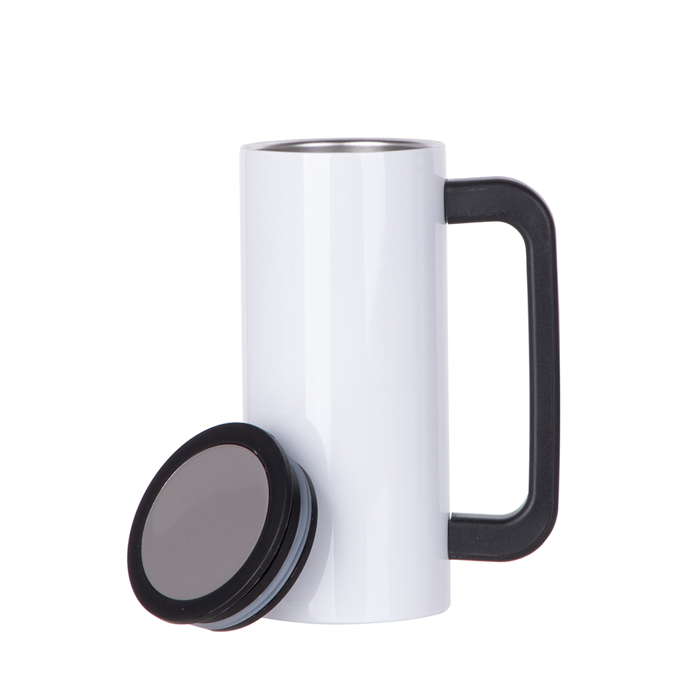 Stainless Steel Tall Cup w/ Handle(12oz/360ml,Sublimation Blank
