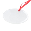 3.5&quot; Glass Ornament(Oval)