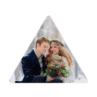 Triangle Photo Frame with Stand (12.7*15.2*1.5cm)