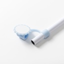 Silicone Straw Cover w/ Insert(Blue,Sunflower shape)