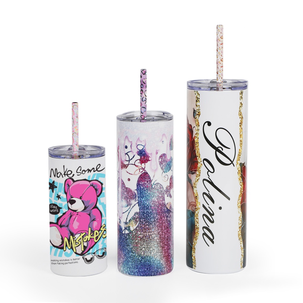 Sublimation Blank Straight Stainless Steel Straw