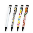 Sublimation Ballpoint Pen with Shrink Wrap (White Alu Cover &amp; Phone Holder)