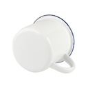 12oz/360ml Enamel Mug(Blue Edge)