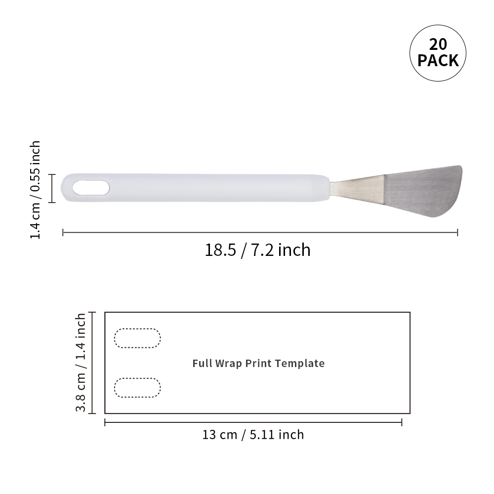 Sublimation Plastic Vinyl Spatula