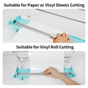 Horizontal Kraft Paper Roll Vinyl Film Dispensers and Cutters