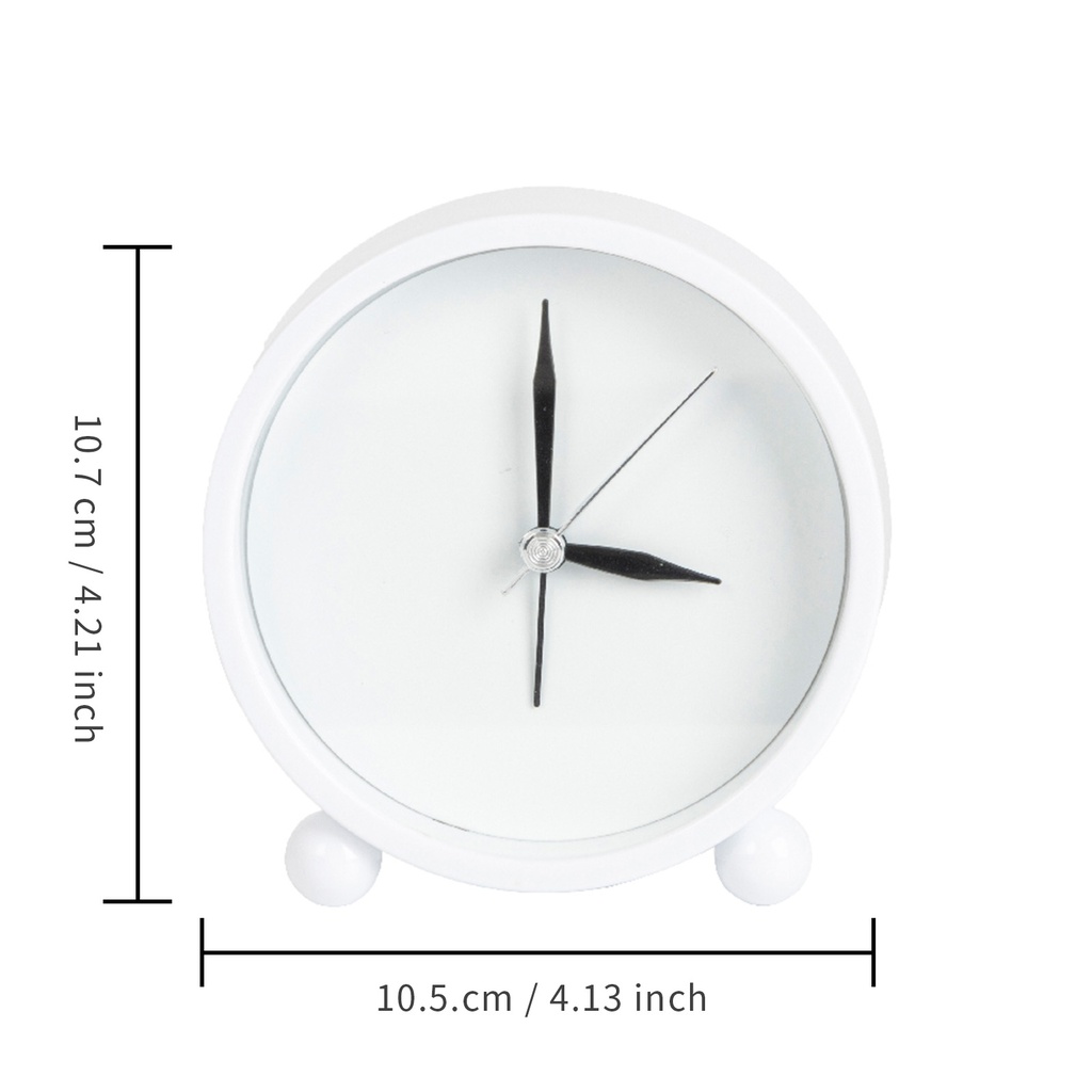 Sublimation Alarm Clock (10.5*10.7*4cm,White)