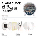 Sublimation Alarm Clock (10.5*10.7*4cm,White)