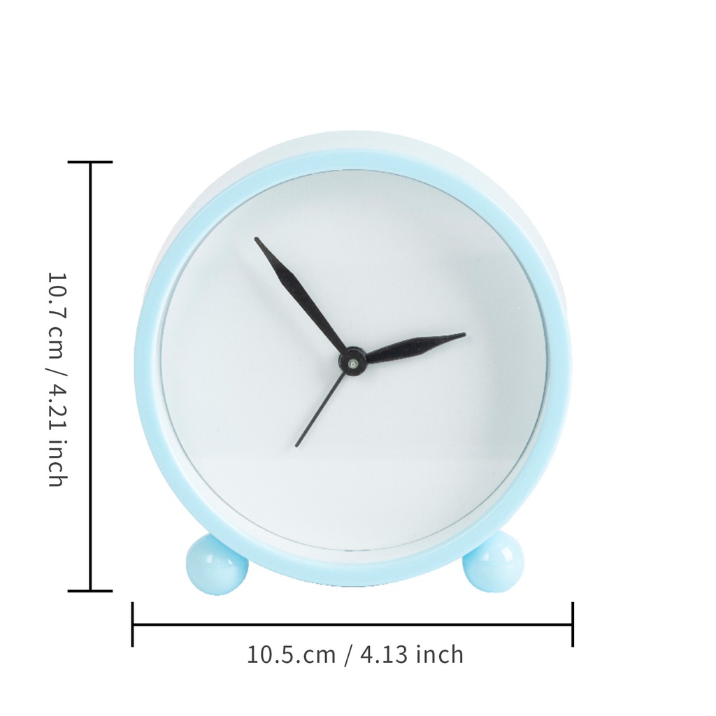 Sublimation Alarm Clock (10.5*10.7*4cm,Light Blue)