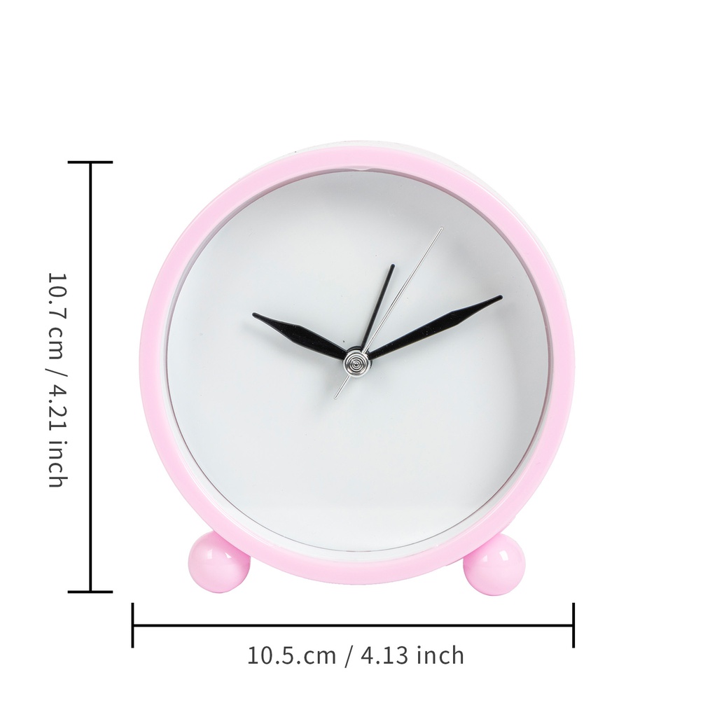 Sublimation Alarm Clock (10.5*10.7*4cm,Pink)