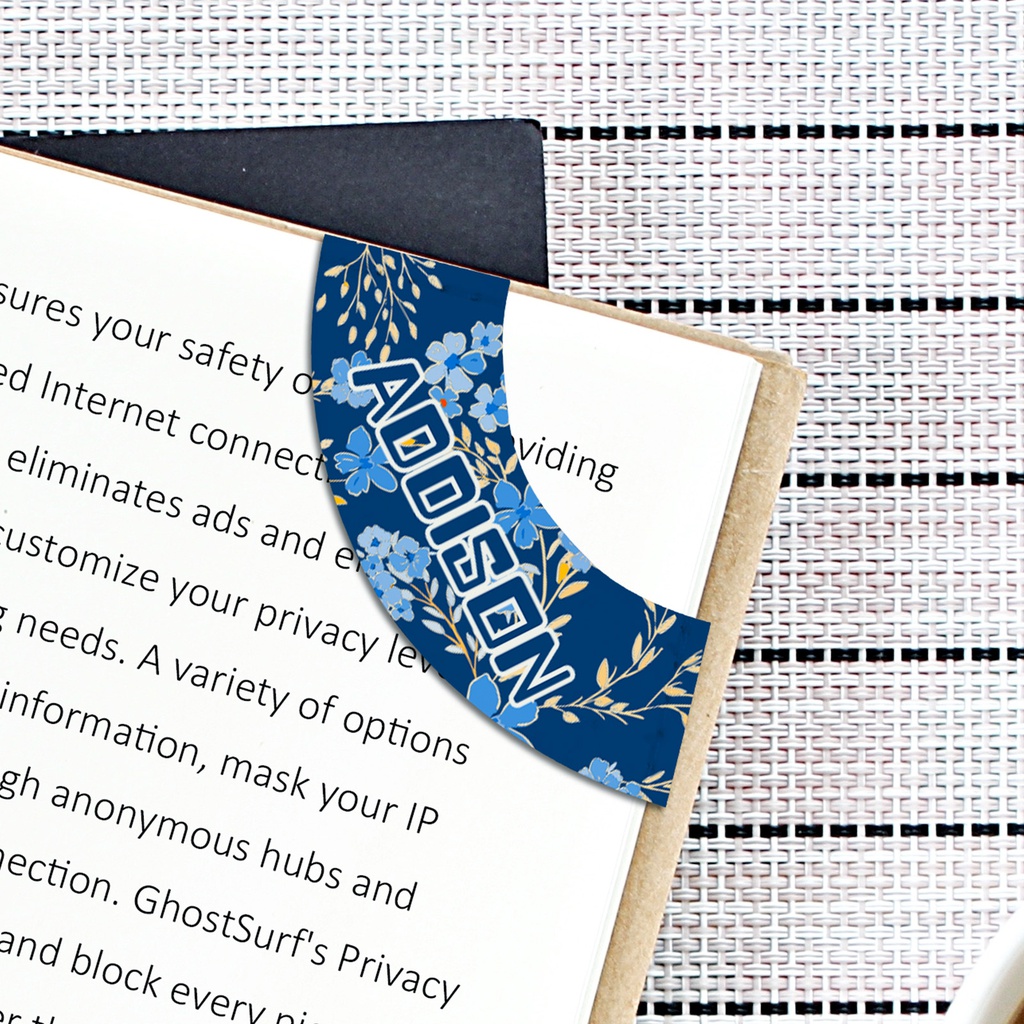 White Sublimation Bookmark (2.8*7cm, PU Leather)