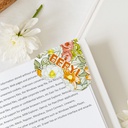 White Sublimation Bookmark (5.1*5.1cm, PU Leather)