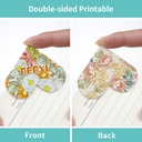 White Sublimation Bookmark (5.1*5.1cm, PU Leather)