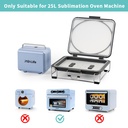 Sublimation Oven Tray &amp; Vacuum Pump Package