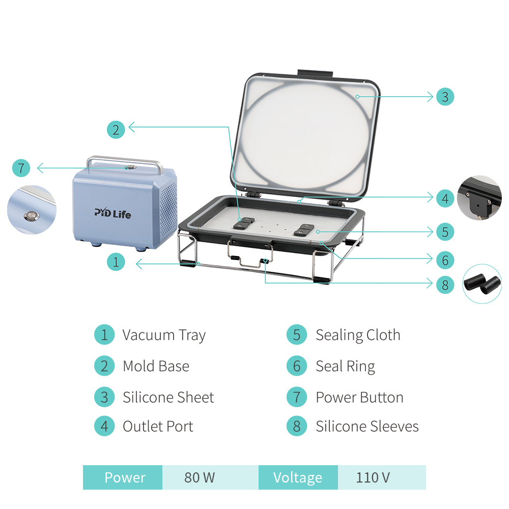 Sublimation Oven Tray &amp; Vacuum Pump Package