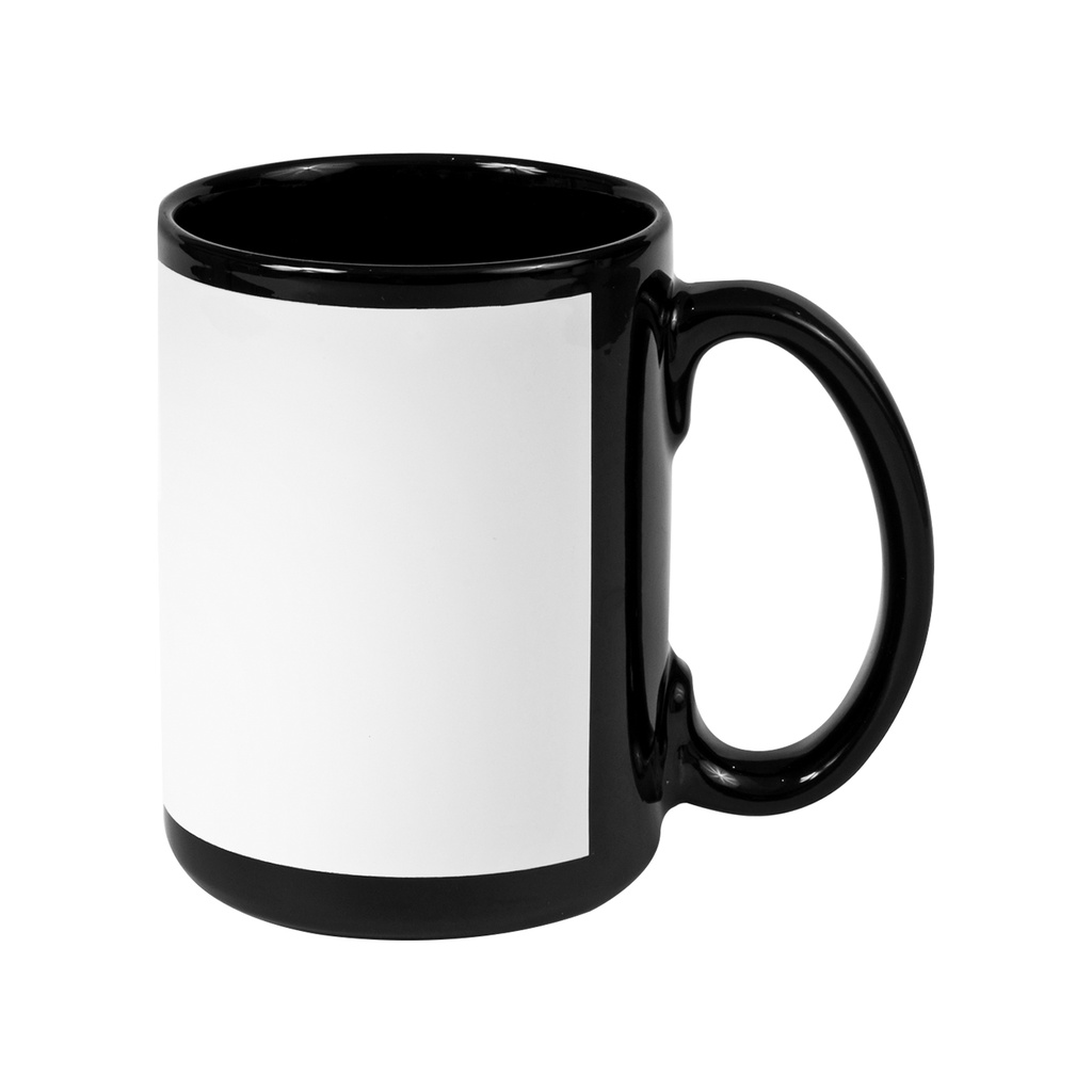 15oz Sublimation Mug Full Color Mug with White Patch