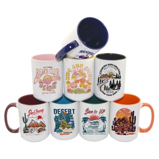  15oz Sublimation Mug  Inner Handle Color Mug