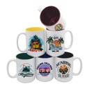 15oz Sublimation Mug Two-Tone Mugs