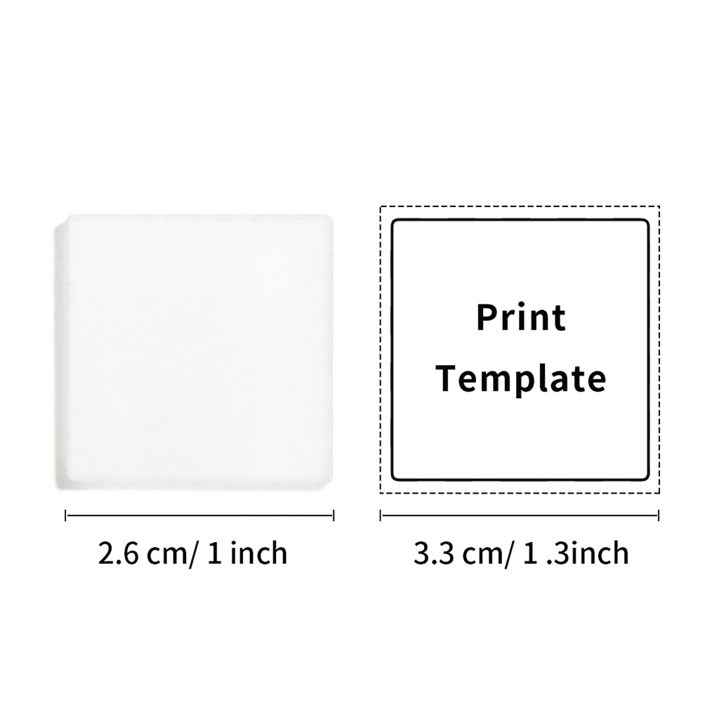 Sublimation Acrylic Blanks Small Decoration Charms Mix