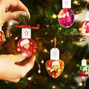 Sublimation Night Light Christmas Hanging Ornaments