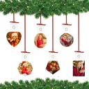 Sublimation Night Light Christmas Hanging Ornaments