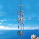 Sublimation Wind Chimes White Blank Wind Spinner (White, 32inch)