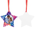 Sublimation Christmas Ornaments Double-sided MDF Hanging Blanks (Star)