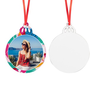 Sublimation Christmas Ornaments Double-sided MDF Hanging Blanks (Crown)