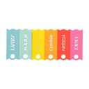 Silicone Name Plates for Stanley 40oz Tumbler (3.3*8*0.3cm,Mint Green)