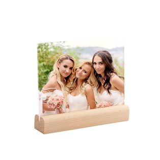 Acrylic Photo Frame Personalized Table Decor (Rectangular,15.3*20.3*0.4cm)