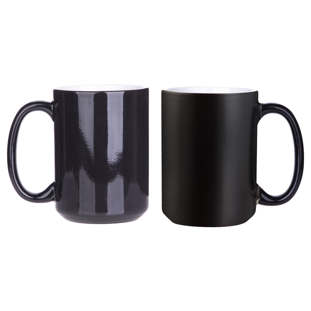 15oz Sublimation Color Changing Mug (Semi-Glossy Black)