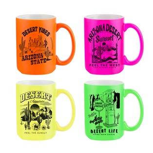 15oz Sublimation Mug (Matt, Neon Colors)