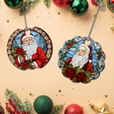 Sublimation Christmas Ball Ornaments Hardboard Hanging Tree Decor Ornament (Lantern, 7.6*9.6*0.3cm)