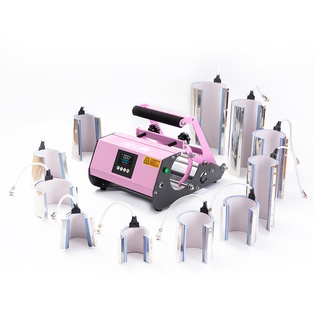 Tumbler Heat Press 11-in-1 (Pink)