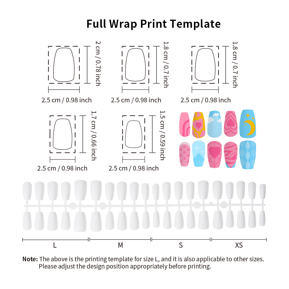 Sublimation Nails 3D