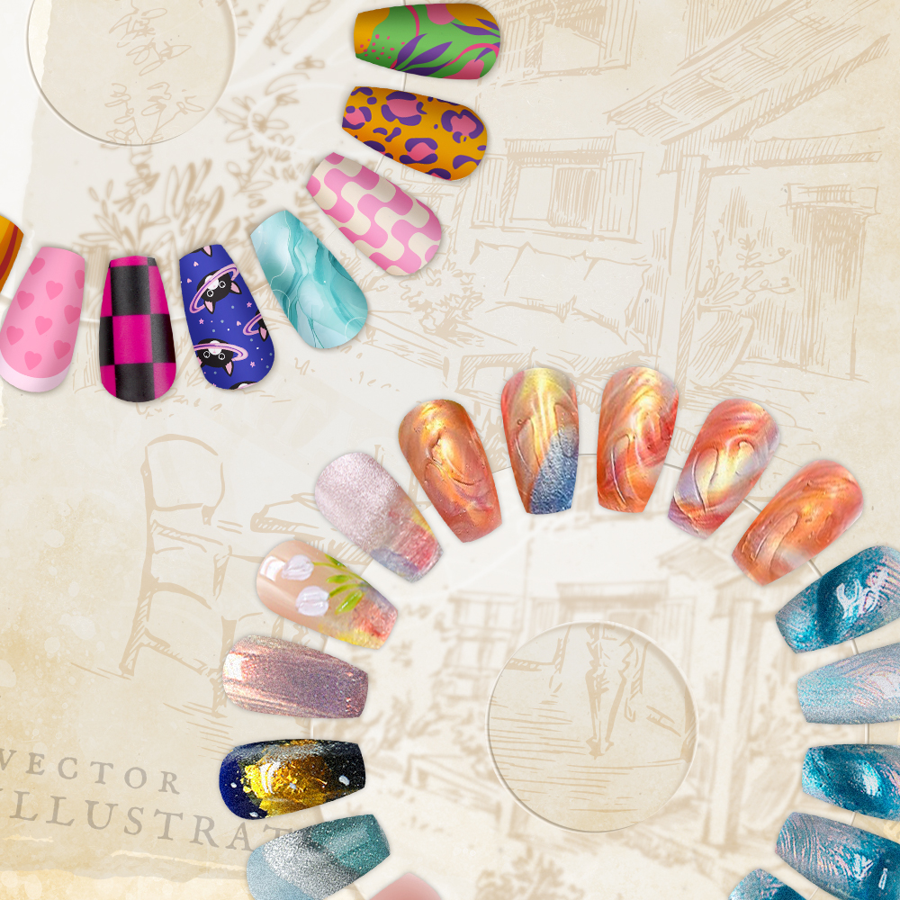 Sublimation Nails 3D