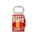 Sublimation Bottle Opener with Magnet (Metal,9.5*4.9cm)