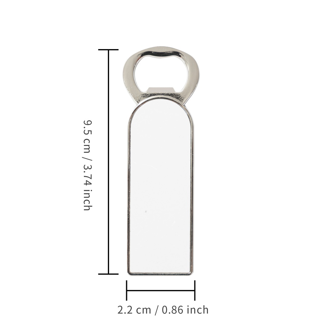 Sublimation Bottle Opener with Magnet (Metal, 2.2*9.5cm)