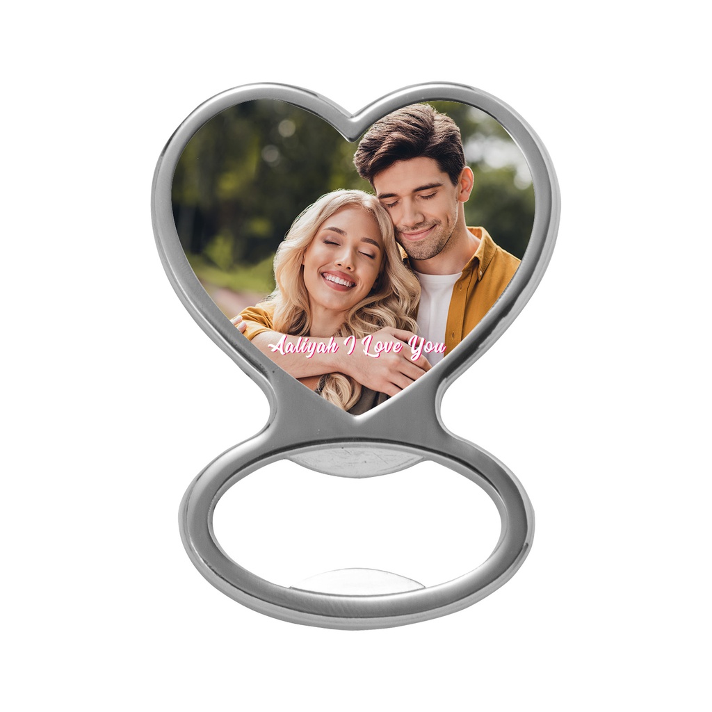 Sublimation Bottle Opener with Magnet (Metal, Heart, 5*6.5cm)