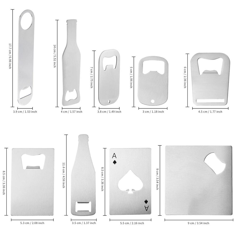 Sublimation Stainless Steel Bottle Opener