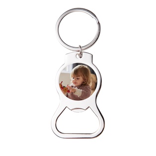 Sublimation Bottle Opener Keyring (Round)