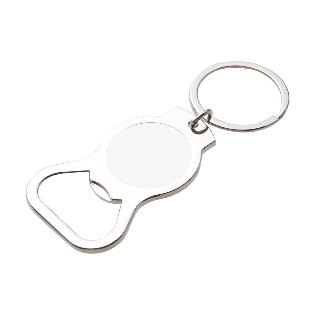 Sublimation Bottle Opener Keyring (Round)