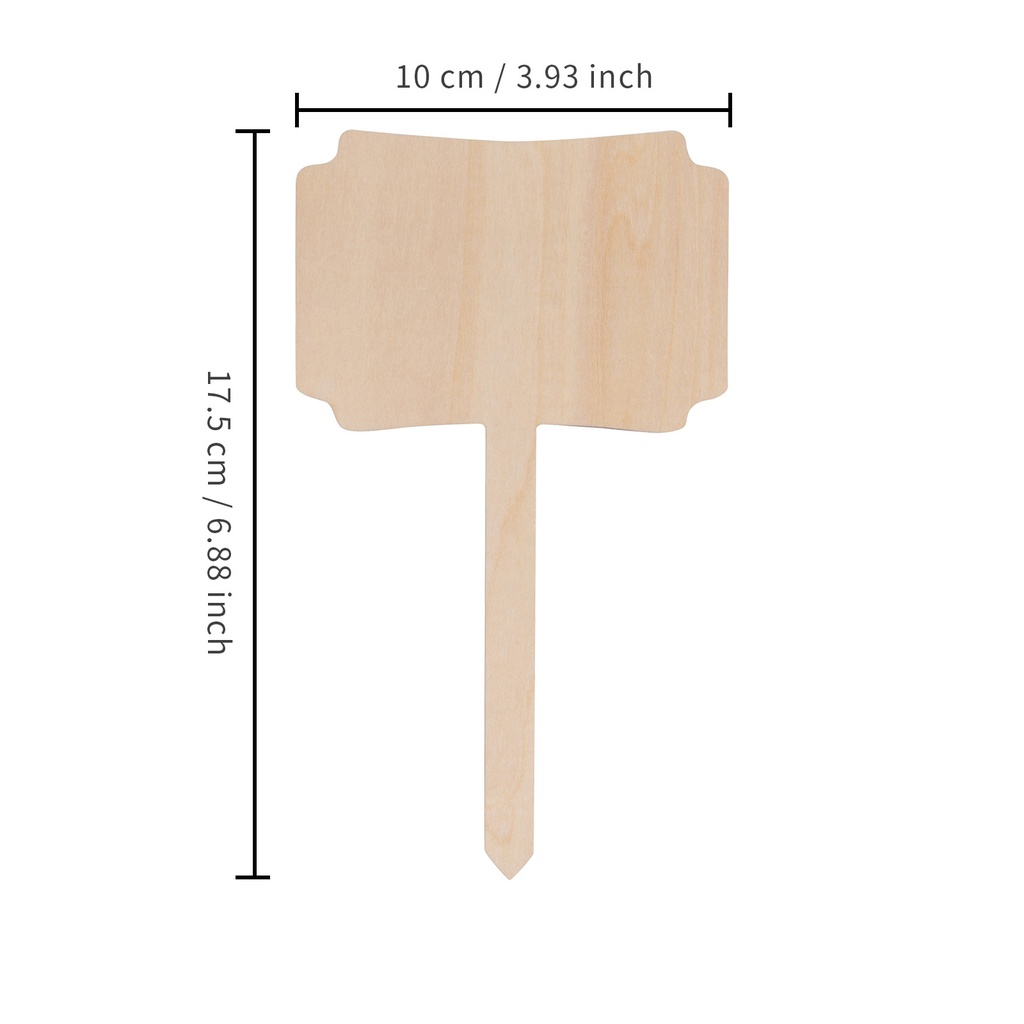 Sublimation Plywood Garden Stake (10*17.5cm)