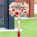 Sublimation Plywood Garden Stake (Lace, 10*17.5cm)