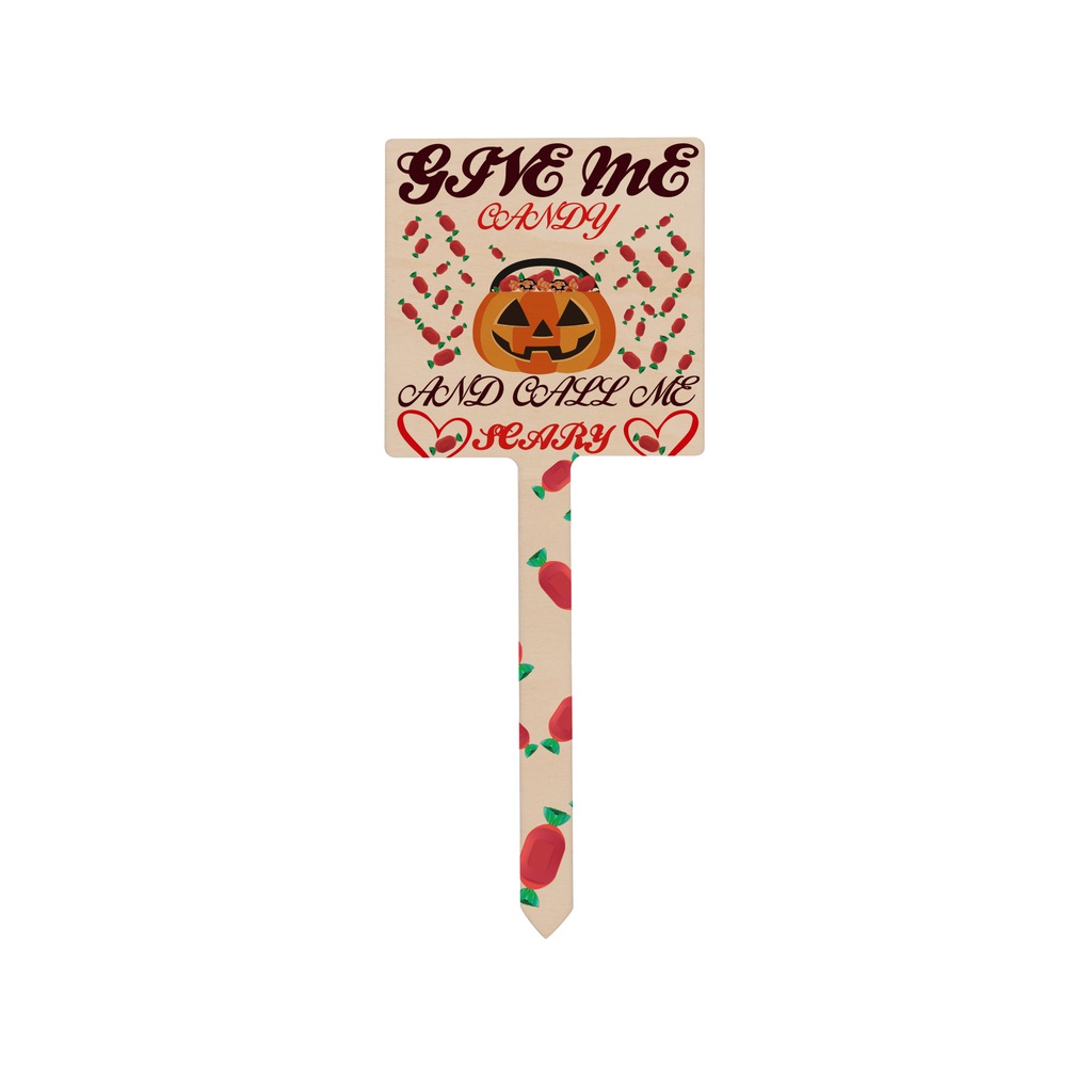 Sublimation Plywood Garden Stake (Square,7*17.5cm)