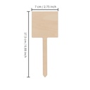 Sublimation Plywood Garden Stake (Square,7*17.5cm)