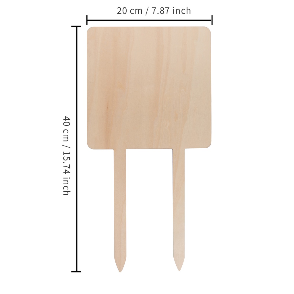 Sublimation Plywood Garden Stake (Rec, 20*40cm)