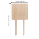 Sublimation Plywood Garden Stake (Rec, 20*40cm)