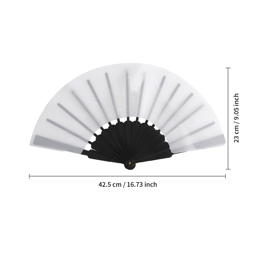 Sublimation Fan (23*42.5cm,Black)